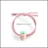 Hair Rubber Bands Arrival Double Elastic Sections Knot Rope Stberry Headwear Accessories Ponytail Jewerly For Girls Y Drop Delivery J Dhyjk