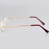 Lunettes de soleil petites demi-lune lunettes de lecture pour femmes hommes mode ultraléger presbytie lunettes unisexe en acier inoxydable cadre en métal