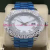 Luxury Watch 5 Style 44mm Mens Platinum II Diamond Dial Bigger Diamond BEZEL Roman Numerals Automatic Fashion Men's Watches W209I