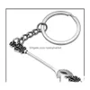 Key Rings Jewelry Snuff Wonderland Crown Inspired Mini Tea Spoon Chains Keychain Personlighet Creative 470C3 Drop Delivery 2021 P17XT DHKVG