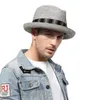 Sombreros de ala ancha Hombre de alta calidad Panamá Sombrero Lady Beach Sun Cap Masculino Fedora Hombres al aire libre Paja 58 cm