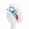 Beanies Beanie/Skull Caps Fashion Elastic Band Bonnet For Women Girls Floral Printed Bandanas Hat Hair Care Night Sleep Cap India Turban