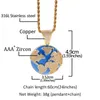 Pendentif Colliers Hip Hop Entièrement Glacé Bulle Globe Collier Hommes Femmes Bijoux Cadeaux De Luxe Bling Mode Hiphop Pour HommesPendentif Godl22