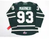 Hockey Jerseys Custom Ohl London Knights CCM Premer 7185 93 Mitch Marner Jersey Mitch Marner broderi S Hockey Jersey Green Black 100% sömnad