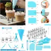 Baking Pastry Tools Sile Rings Couplers Cake Decorating Pi Bags And Tips Set Scrapers Reusable Cream Nozzles Drop Delivery Home Ga Dhdu9