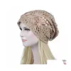 Feanie/crânio Caps de chapéu para mulheres Chegamentos de gorrosas de moda de moda de e elasticidade unissex knit chapéus gorros renda feminina outono otkmq
