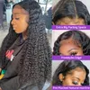 Lace Wigs 13x6 Curly Frontal Human Hair Loose Deep Wave Wig PrePluck Hairline For Black Women Brazilian Wet And Wavy