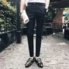 Trajes para hombres Blazers Pantalones Versión coreana de nueve minutos Tendencia Casual Slim LeggingsHombres