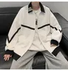 Frauen Jacken Frühling Retro Casual Für Männer Mode Lose Bomber Windjacke Männlichen Mantel Streetwear Baseball UniformWomen's