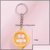 Key Rings sieraden kawaii emation food stoomboten sleutelhangers tas hanger mti stijlen sleutelhanger charmes riemen auto druppel levering 2021 dongt dhw3g