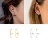 Orecchini a bottone Luxury Copper Bling Zircon Piercing Fashion Crystal Design unico Orecchino Matrimonio Jewerly Regalo per coppie di innamoratiStud Eff