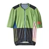 Racing Jackets Men's Professional Cycling Jersey Shirt Moisture Wicking Breattable Full Zip Slim Fit Summer Short Sleeve TopRacing