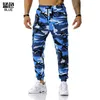 Pantalons pour hommes décontracté coton Sport de plein air Camouflage Cargo taille élastique cordon militaire tactique pantalon hommes