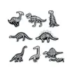 Broches broches créatives mini dinosaur Brooch punk punk animaux en émail émail chapeau badge enfants amis bijoux cadeaux gouttes livraison otb8l