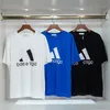 T-shirts Plus pour hommes Polos Col rond brodé et imprimé vêtements d'été de style polaire avec T-shirts en pur coton de rue 3w