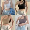 Women's Tanks & Camis Fashion Women Sexy Solid Casual Tank Vest Top Halter Crop Bustier White Corset