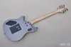 Lvybest Gri Elektro Gitar 2H Pikaplı Gül Ağacı Kıvrılığı Siyah Donanım Özelleştirilmiş Hizmetler sunan
