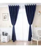 Cortina estrelas brilhantes cortinas de pano para crianças menino menina quarto sala de estar azul/rosa Blackout personalizado Made WP93#