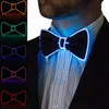 Галстуки элегантный светодиодный свет мужской галстук