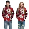 Felpe con cappuccio da uomo Pave Christmas Items Felpa con cappuccio da uomo Felpa con cappuccio casual Xmas Sock Candy Cane 3D stampato Pullover Tops Divertente Streetwear