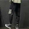 Men's Pants Men's Men Jogger Dance Track Streetwear Loose Side Striped Hip Sportwear Baggy Cargo Slacks Trousers Man 5XLMen's