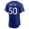 2024 Personalizado S-4XL 50 Mookie Betts Jersey 17 Shohei Ohtani 18 Yoshinobu Yamamoto Freddie Freeman Beisebol Dodgers Clayton Kershaw James Outman Urias Homens Mulheres Juventude