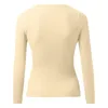 Bluzki damskie 2023 Kobiety Zimowy dzianinowy sweter v dekolt pullover pullover długie rękawowe T -koszulka luźna wypoczynek eleganckie guziki feminina tee samica