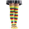 Calze da donna Kawaii Knee Girl Sexy Slim Striped Long Autumn Christmas Halloween Easter Party Costume