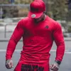 Herren-T-Shirts, Fitness, sportlich, langärmelig, für Herren, Fitnessstudios, Bodybuilding, Workout, dünn, Baumwolle, bedrucktes T-Shirt, männlich, Herbst, lässige T-Shirts