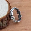 Fedi nuziali Vintage squisita lega dura anello fiore margherita per le donne festa di fidanzamento gioielli anniversario regalo di compleanno