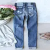 Women's Jeans In Denim For Women Plus Size Valentine's Day Printed Hole Thickened Trousers Vintage Teen Girl