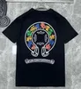 Créateur de niche imprimé manches courtes Mode d'été pour hommes Marque de luxe T-shirts Designers T-shirts Correct Horseshoe Sanskrit Cross Polos Boy Graffiti T-shirts Unisexe