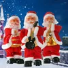 Christmas Decorations 2023 Singing Dancing Santa Claus Gift Toy Xmas Novelty Animated Figure Decor