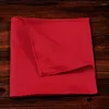 Serwe serwetki 10pcs/Set Red Cotton Serweczki 47x47cm Cloth Chustykerchief El Wedding Party Decoration Decoration