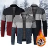 Men's Sweaters Autumn Ne Casual Wool Cardigan Sweater Men Winter Fashion Patchwork Pockets Knit Outwear Coat Knitwear Jumpers Jemi22