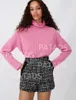 Short Femme Patads France M Family Taille Haute Bicolore Contraste Tweed Poche Diagonale Mfpsh00220