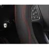 Steering Wheel Covers PU Leather Car Replacement Cover Accessories Black And Red Comfortable Four Seasons General Good Grip