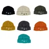 Casquettes de Baseball Hiver Sauvage Quotidien Loisirs Rue Trou Chapeau Tricoté Laine Bini