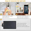 Wireless Light Bulb Speaker Smart Changing Lamp Music Stereo Audio With 24 Keys Control 15W 110V 220V