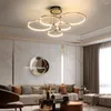 Люстры Современная светодиодная люстра освещение северной роскошной гостиной потолок потолок