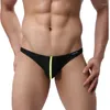 Mutande 4 Pz/set Biancheria Intima Sexy Degli Uomini Traspirante Vita Bassa Sacchetto Del Pene Maschio Gay Homme Mutandine E Boxer Rigonfiamento Mens Slip Lingerie Morbida