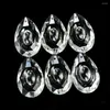 Chandelier Crystal 2PCS 35mm Clear Longan Crystals Prism Suncatcher For Windows Decoration Pendant Parts Home Wedding Decor Accessories