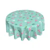 Tipe de nappe rose rose rose rond