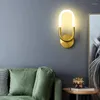 Lampade da parete Modern Led Home Decor Soggiorno Camera da letto Comodino Sconce Oro AC110V 220V Corridoio Luce