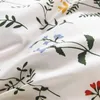 Sängkläder set förtjockat tre delar uppsättning fyra enkla ark täcke täcker sängkläderna bädds säng