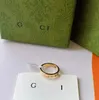 Modieuze en prachtige trouwring populaire designer ring 18k gouden vergulde klassieke kwaliteit sieraden accessoires geselecteerde geliefden geschenken voor vrouwen