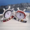 Orologi da tavolo Volante Portatile Fai da te Artigianato Piccola barca Ufficio Decorazioni per la casa Orologio da scrivania Funzionamento a batteria Regalo silenzioso El Soggiorno retrò