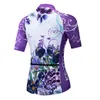 Racing Jackets 2023 Cycling Jersey Women Bike Mountain Road MTB Bicycle Shirts Ropa Ciclismo Maillot Tops Female Cycle Top Purple