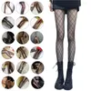 Women Socks Sexy Hollow Out Pantyhose Nylon Tights Ladies Mesh Black Stockings Fishnet