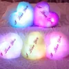 Cuscino regalo di Natale LED stelle luminose luce peluche festa compleanno ti amo